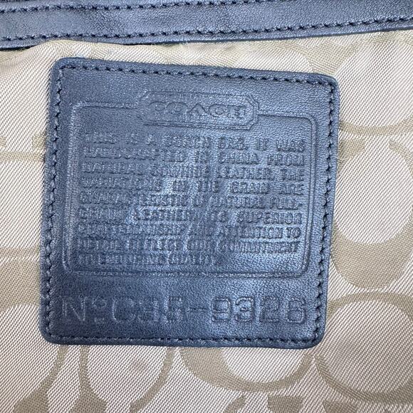 Coach Legacy Slim Duffle 9326 Black Leather Crossbody Shoulder Bag Vintage Y2K - Picture 6 of 16